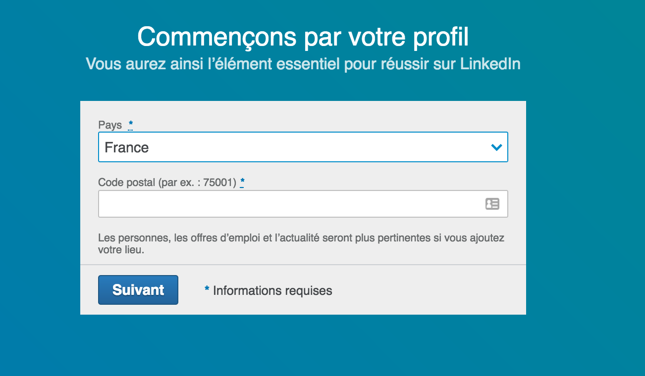 Comment créer un profil Linkedin