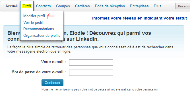 Comment créer un profil Linkedin étape 10