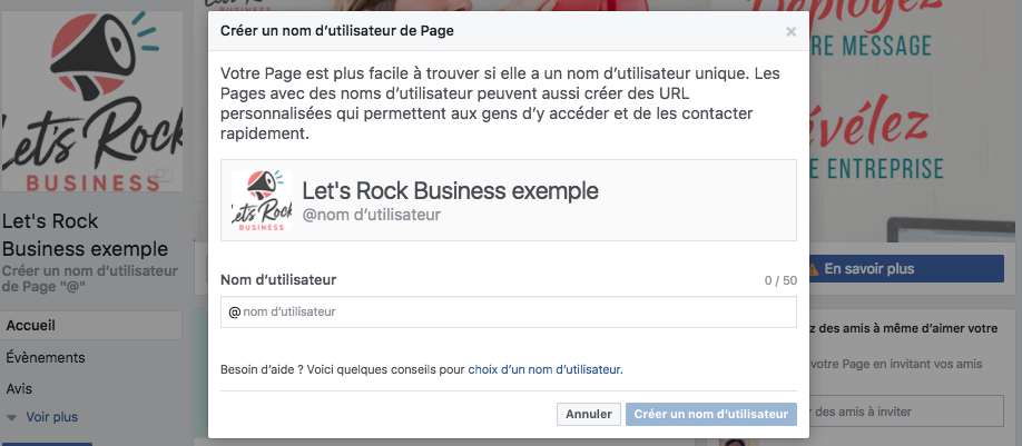 facebook entreprise